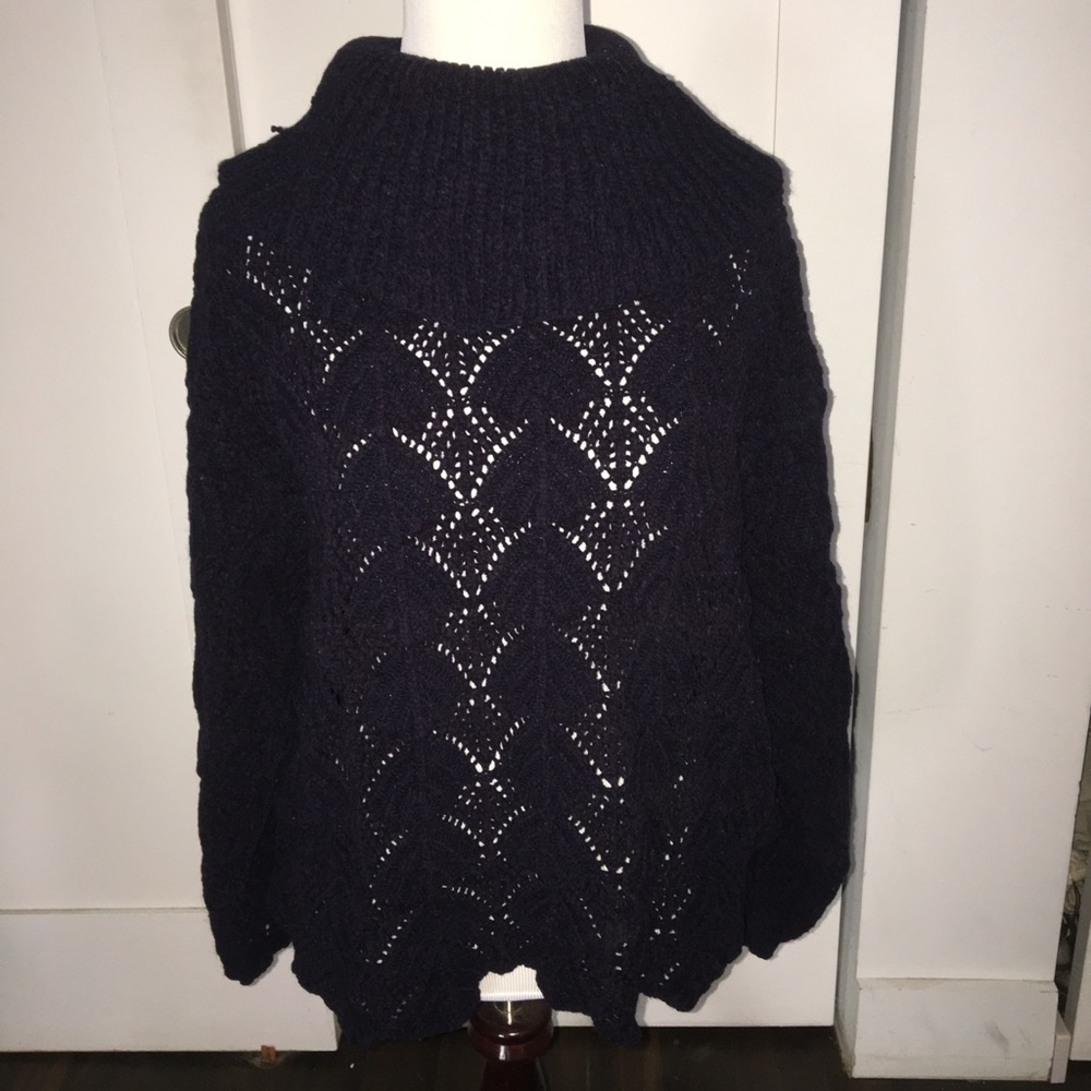 Kookai - navy blue see through sweater
